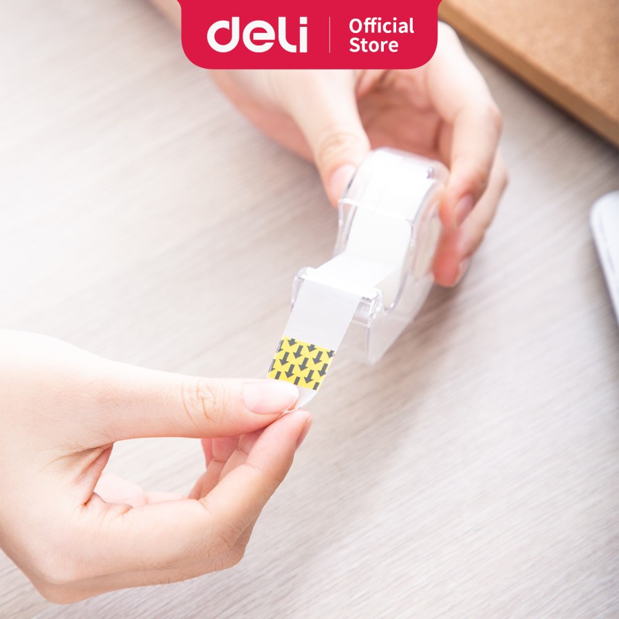 

Deli Isolasi Bening warna kertas putih EA30011 (PCS)