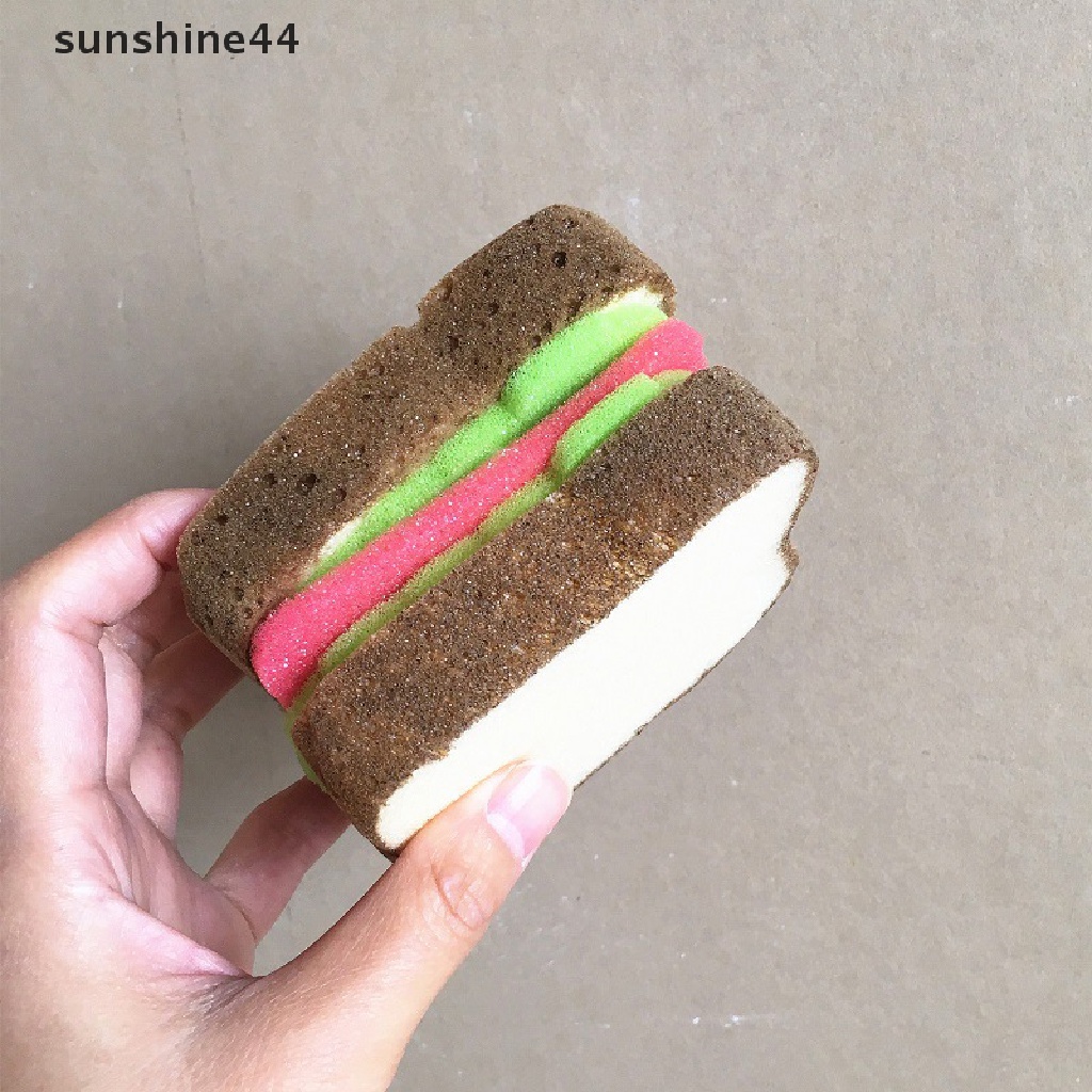 Sunshine Spons Pembersih Bentuk Roti Untuk Cuci Piring