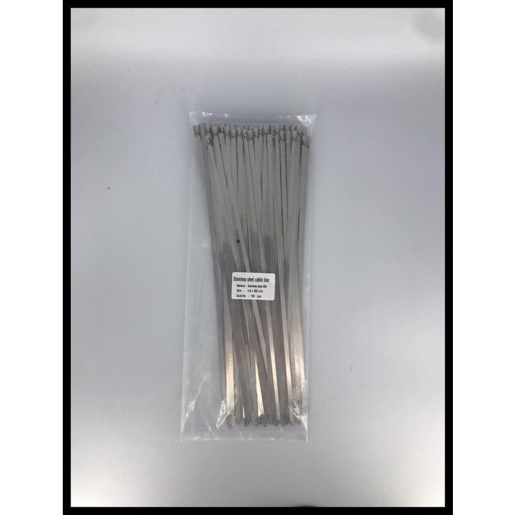 

BEST SELLER !!! 4.6* 400 STAINLESS STEEL KABEL TIES/CABLE TIE/KABEL TIE/DASI KABEL TERLARIS
