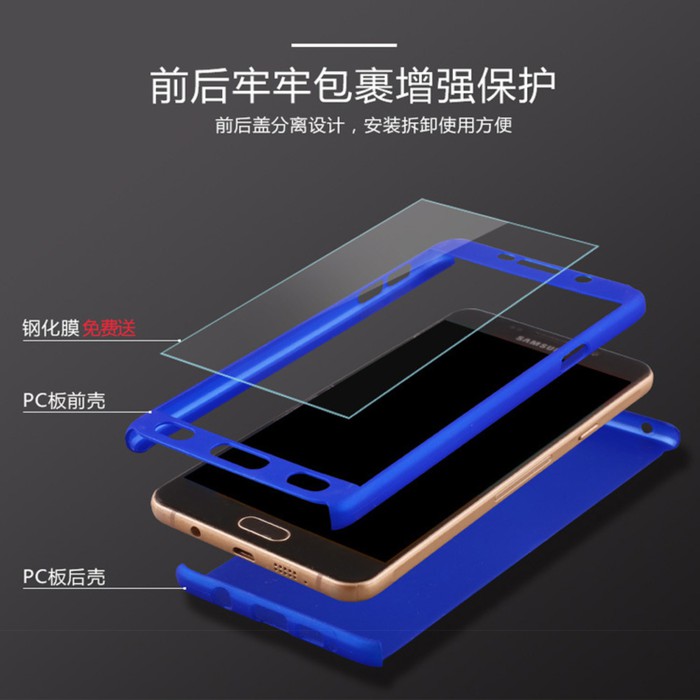 Hard Case 360 GKK Original Full Cover Casing Samsung Galaxy A7 2017