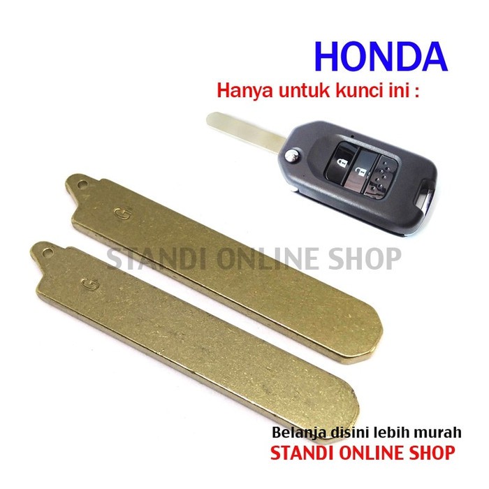 Batang Kunci Lipat Flip Key Anak Kunci Key Blade Honda BRV HRV