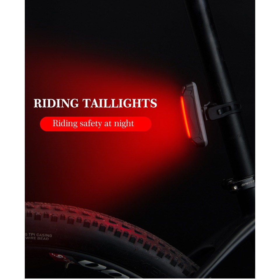 Lampu Sepeda Rockbros LED Model A54 Untuk Sadel Seatpost Rear Original