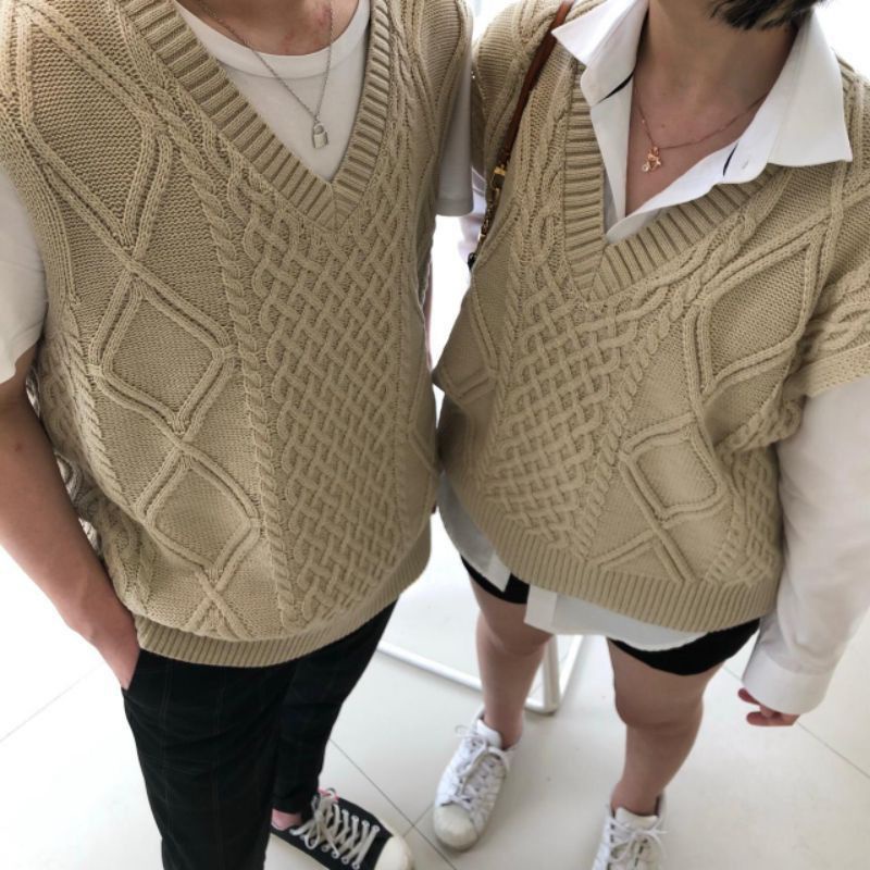 Vest Rajut Terbaru /knit/ Rompi rajut Cable tokyo