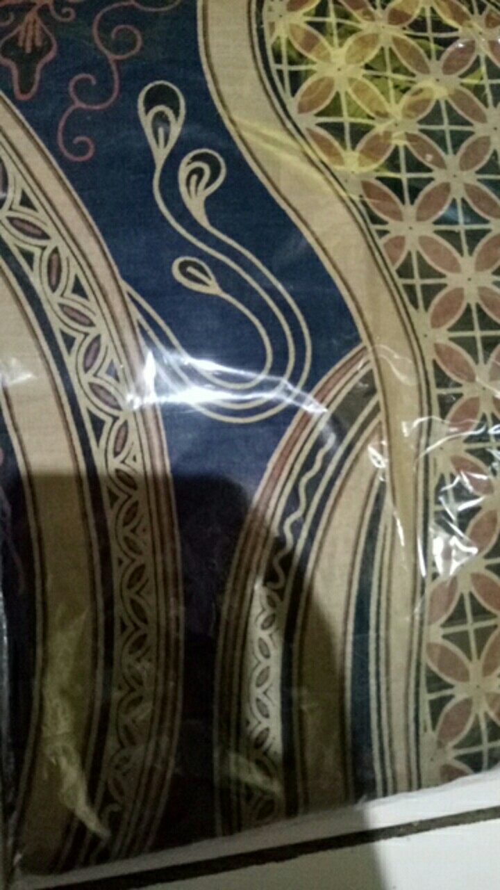 Batik Couple Keluarga Modern Sania Ruffle Ori Ndoro Jowi Dnt Motif Banyu Mili Navy Termurah Shopee