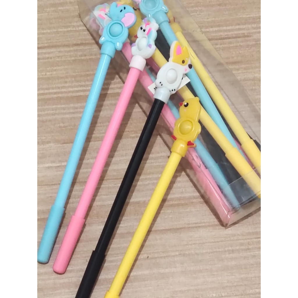 

Gel Pen Fancy Pop It Karakter Lucu