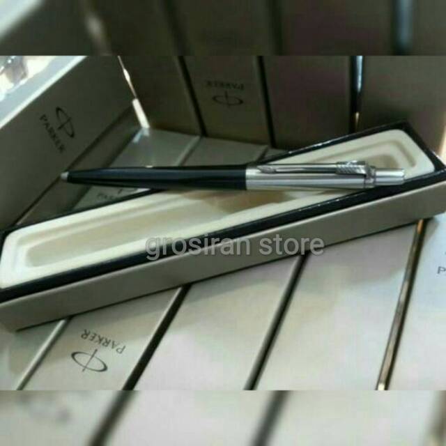 

PULPEN PARKER ORIGINAL HITAM PINK SILVER ALAT TULIS KANTOR POLOS LIMITED