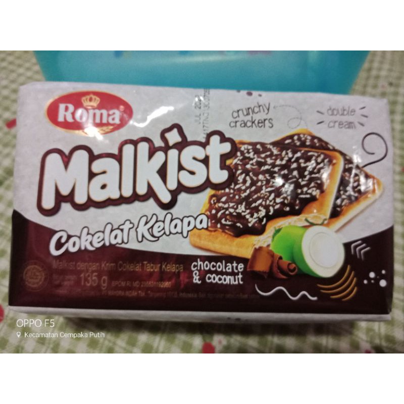 Malkist Coklat Kelapa 135gr