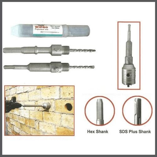 Connecting Hollow Drill Wipro Sds Plus 30cm/Penyambung Mata Bor beton