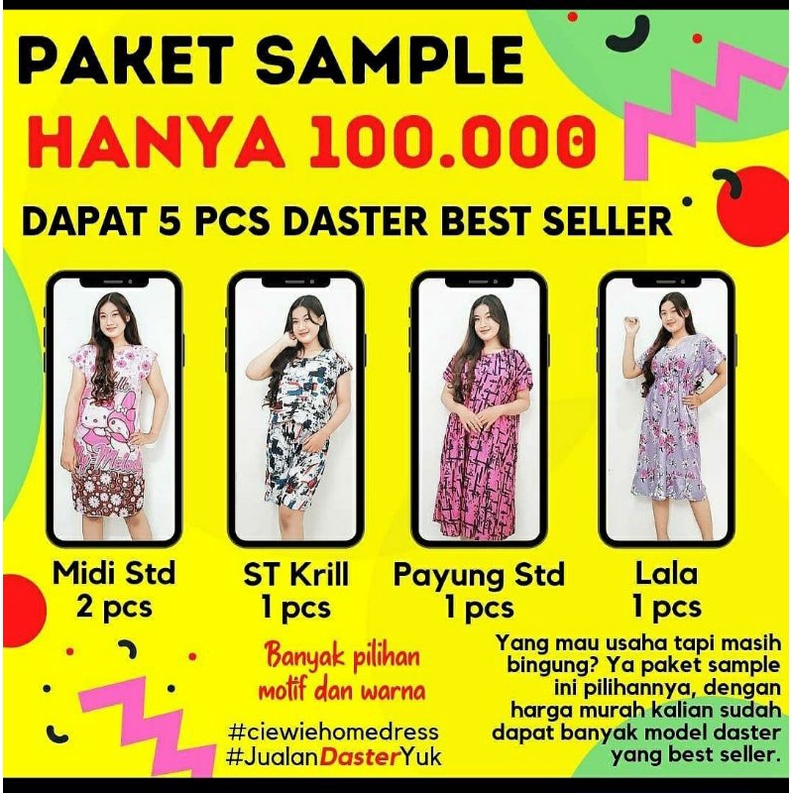 Daster Kekinian Paket Usaha 100k Daster Grosir Termurah gresik