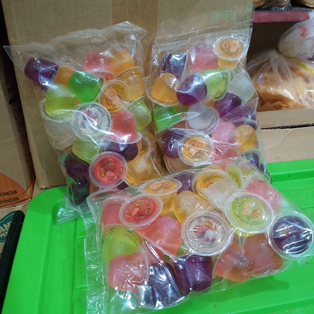 

Ager Ager / Agar Agar Nutrijel Inaco Mini Jelly With Nata Decoco Kiloan 250gr 500gr