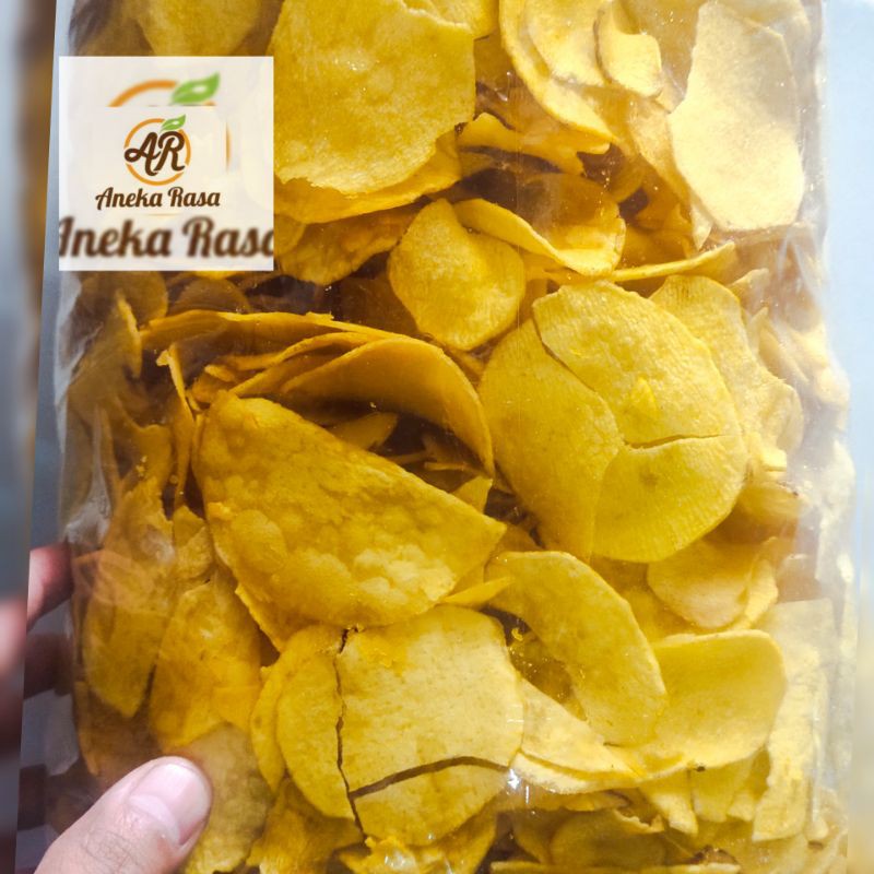 Jual kripik talas khas Bogor gurih renyah 1000gr/kripik talas Shopee Indonesia