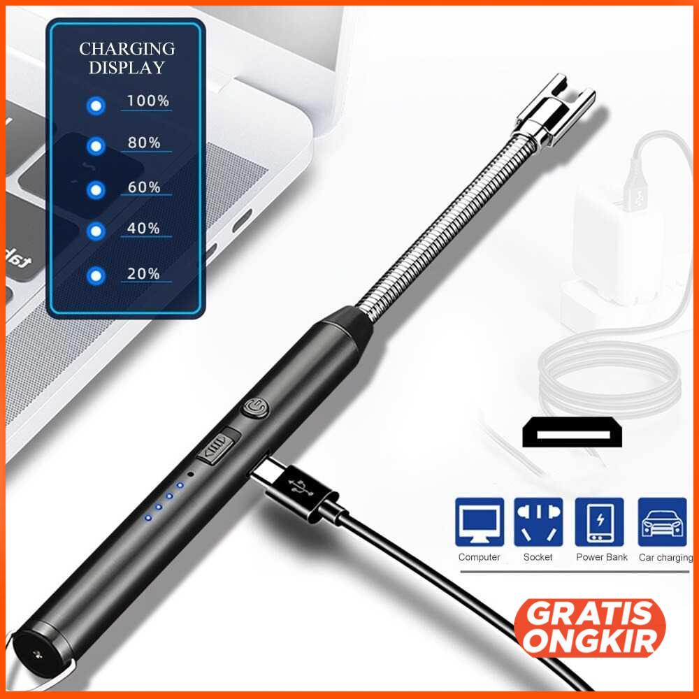 Korek Api Elektrik Arc Cigar Lighter USB Windproof JL867