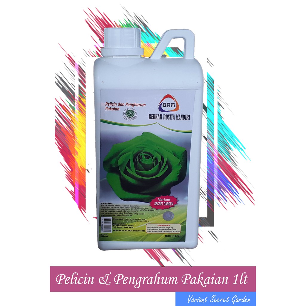 Pewangi & Pelicin Setrika BRM Secret Garden