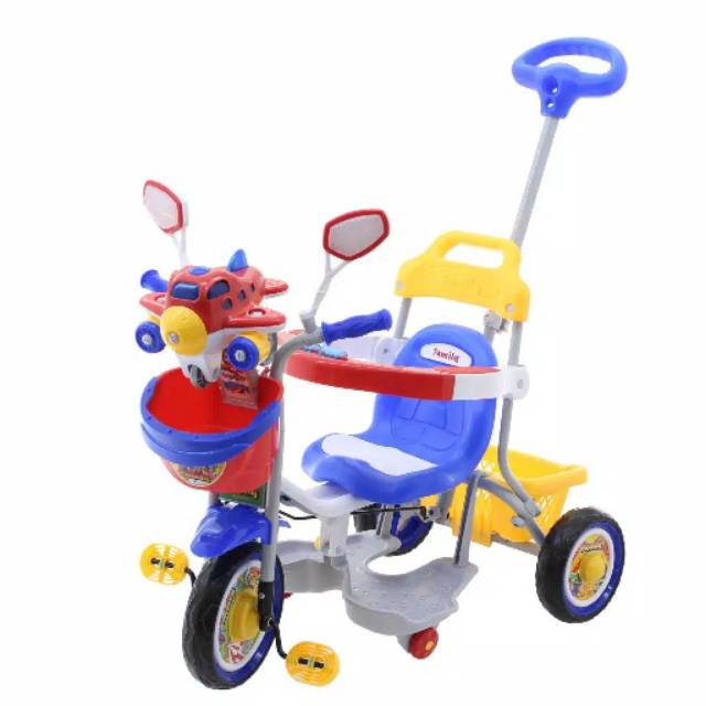 Sepeda Balita Tiga Roda Tricycle Family 598P Pesawat