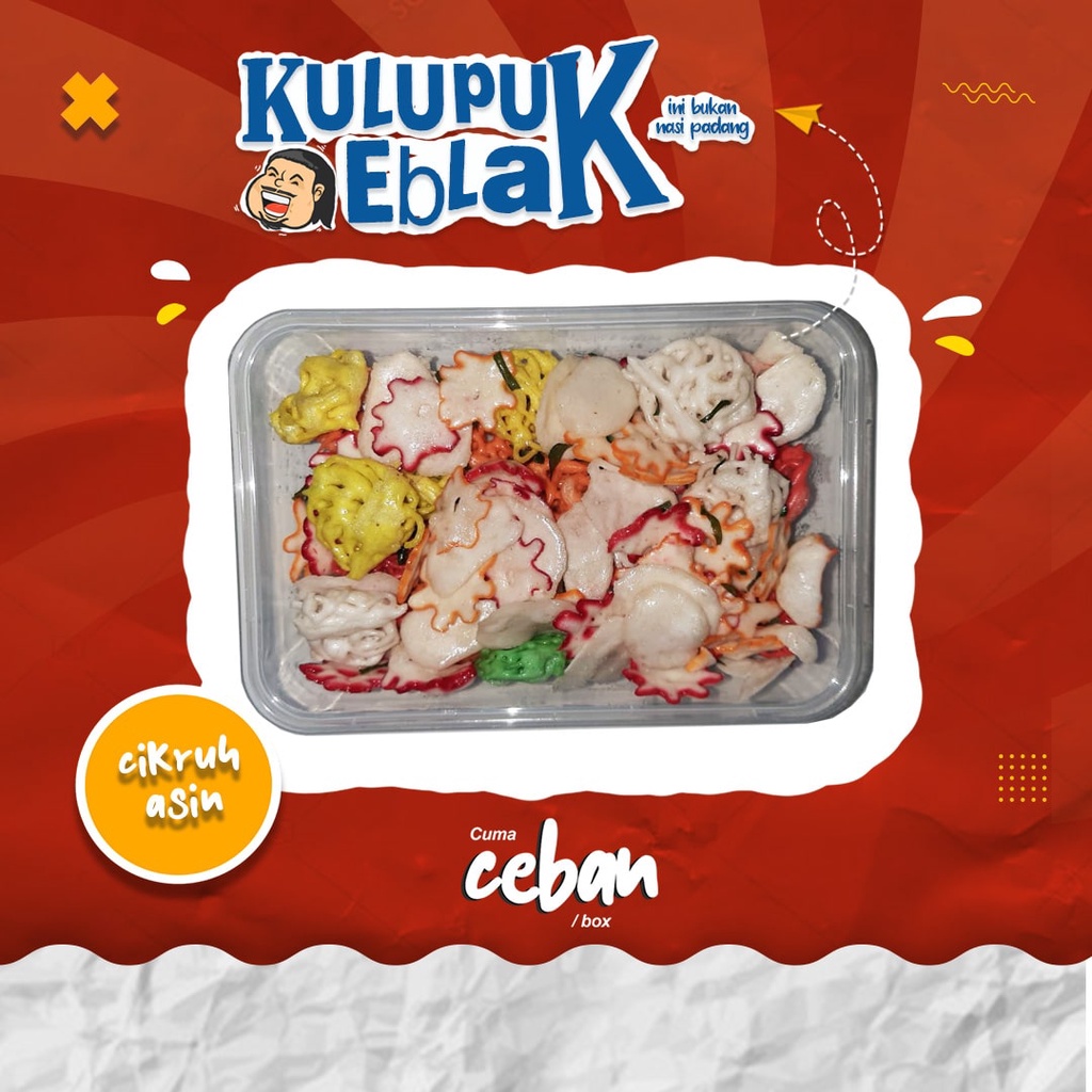 

kerupuk seblak CIKRUH ASIN
