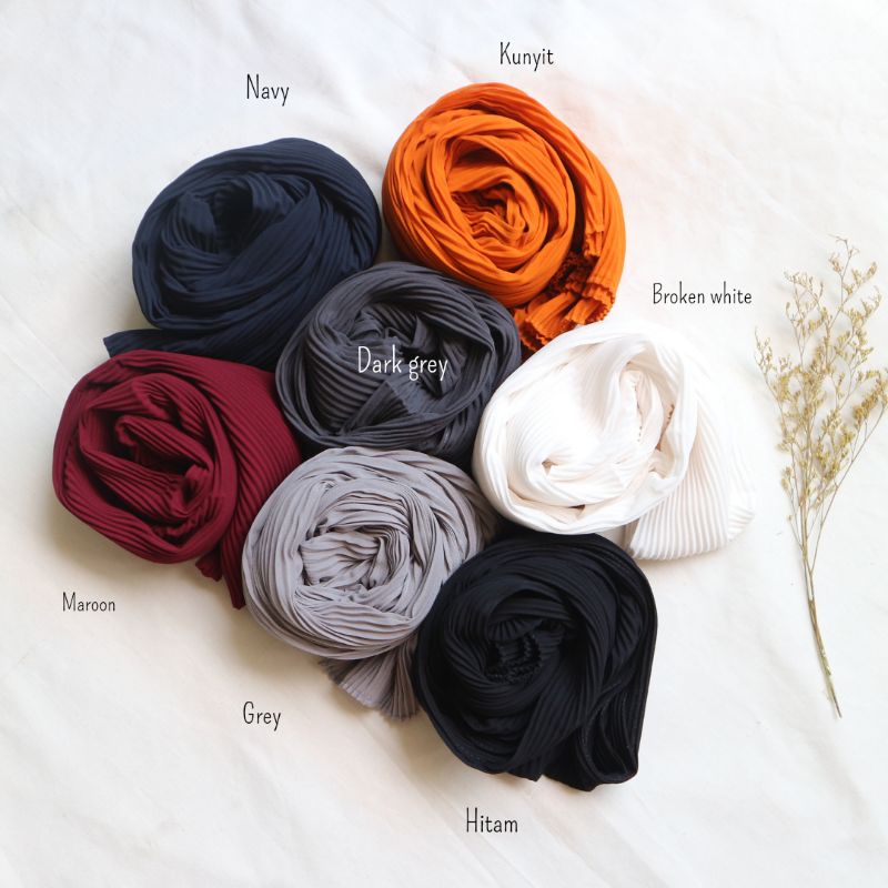 Pashmina Full Plisket Lidi Ceruty Babydoll / Pleats