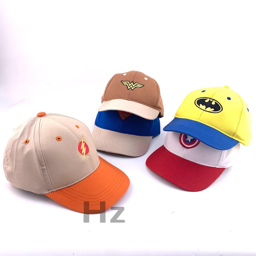 (HZ) TOPI FASHION ANAK FASHION HAT TOPI BASEBALL S.HERO