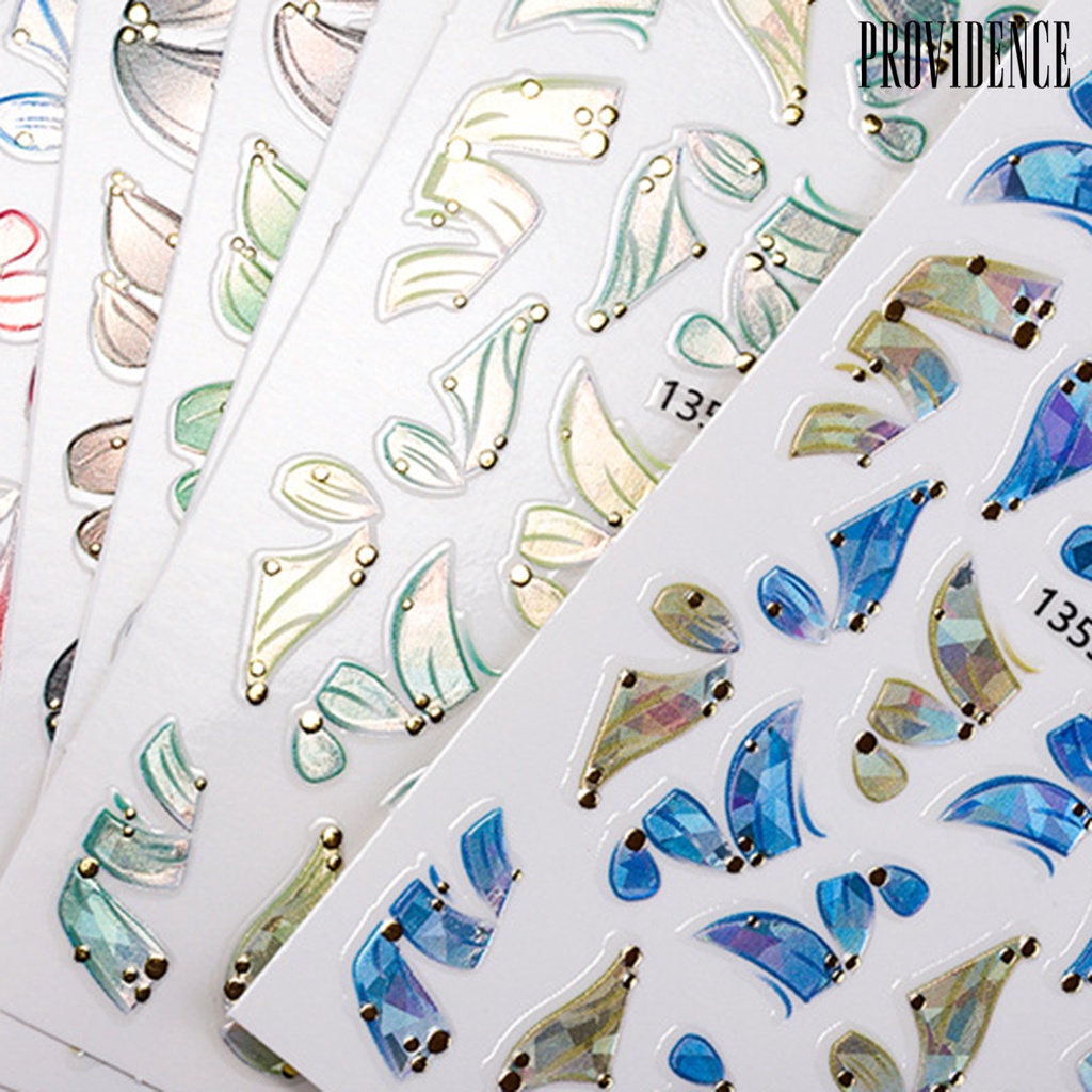 Providence Manicure Decal Delicate Exquisite Glue-free Ballet Streamers Nail Art Transfer Sticker for Women