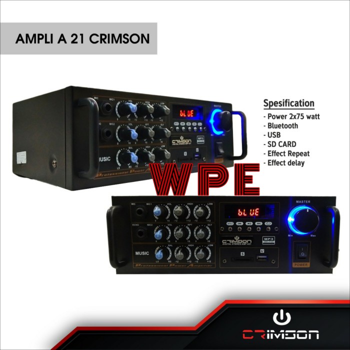 Berkualitas Amplifier Crimson A21 Original Amplifier A 21 Berkualitas