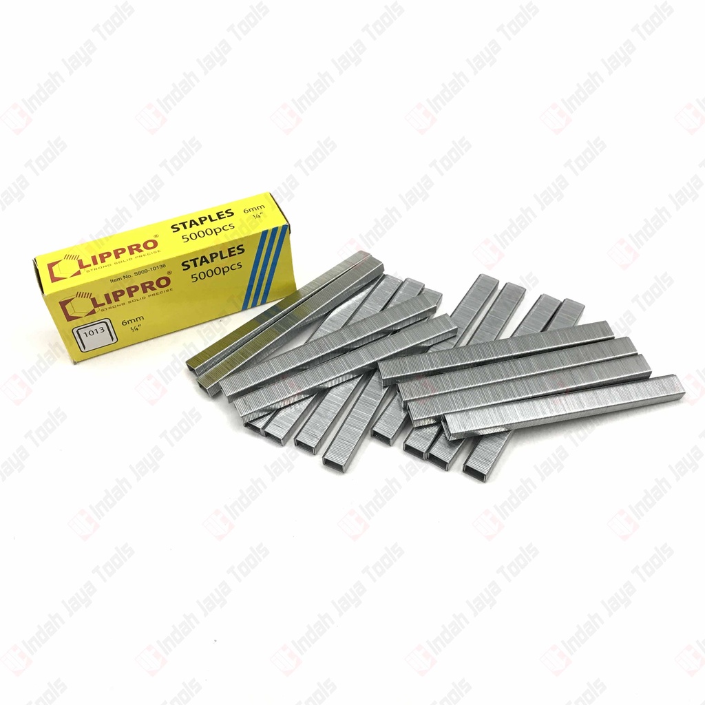 LIPPRO 1013 Isi Staples Tembak Jok 6 mm 5000 pcs Paku Tembak Stapler