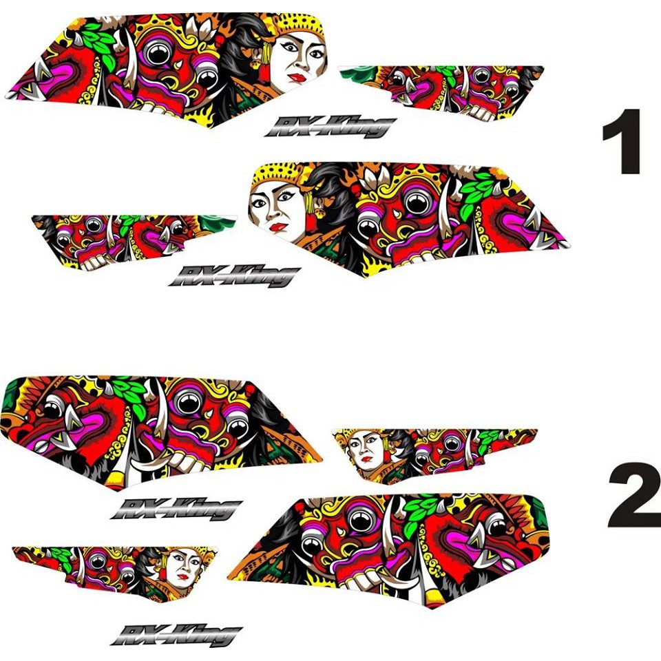 STRIPING RX KING STICKER BARONG