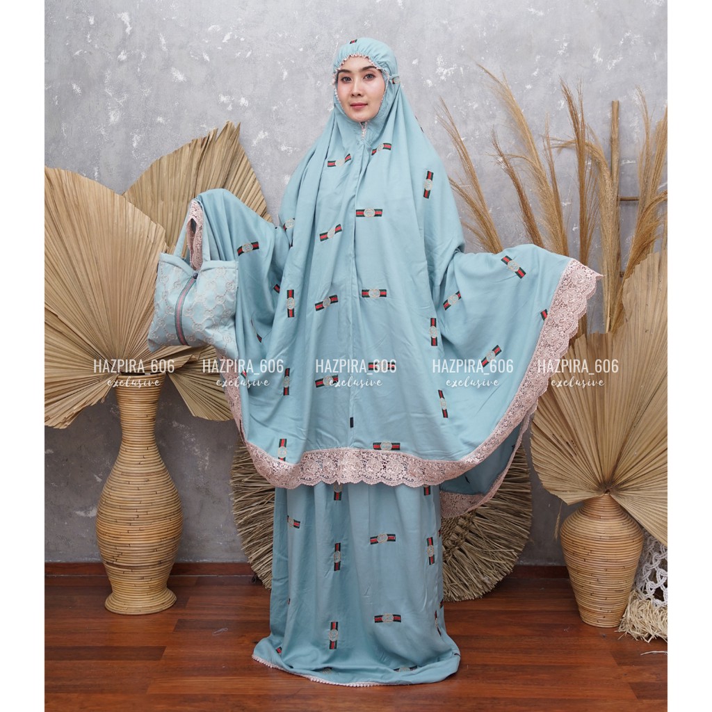 MUKENA DEWASA RAYON BORDIR GHALIYA JUMBO