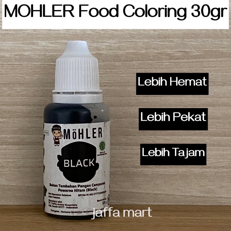 Pewarna Makanan MOHLER 30gr - HITAM / BLACK