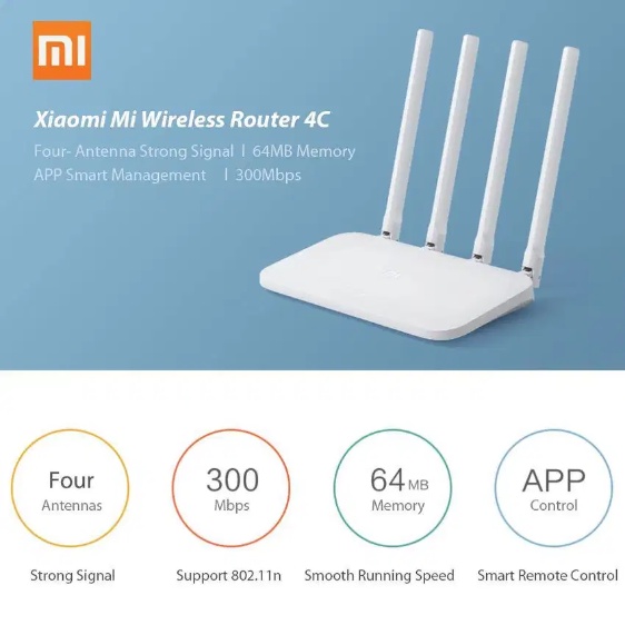 WIFI ROUTER XIAOMI Mi Router 4C