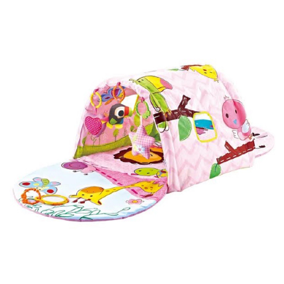 Mainan Matras Bebe Smart - Baby Play Tent - Pink