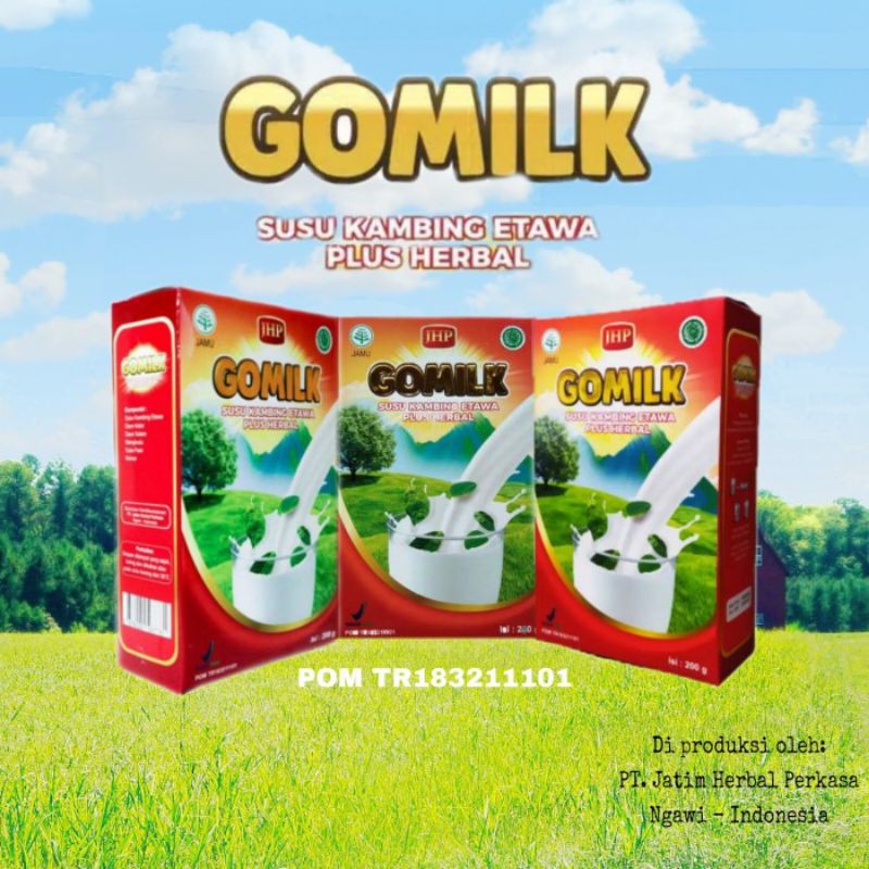 

Susu kambing etawa plus daun kelor | susu Gomilk 200gr