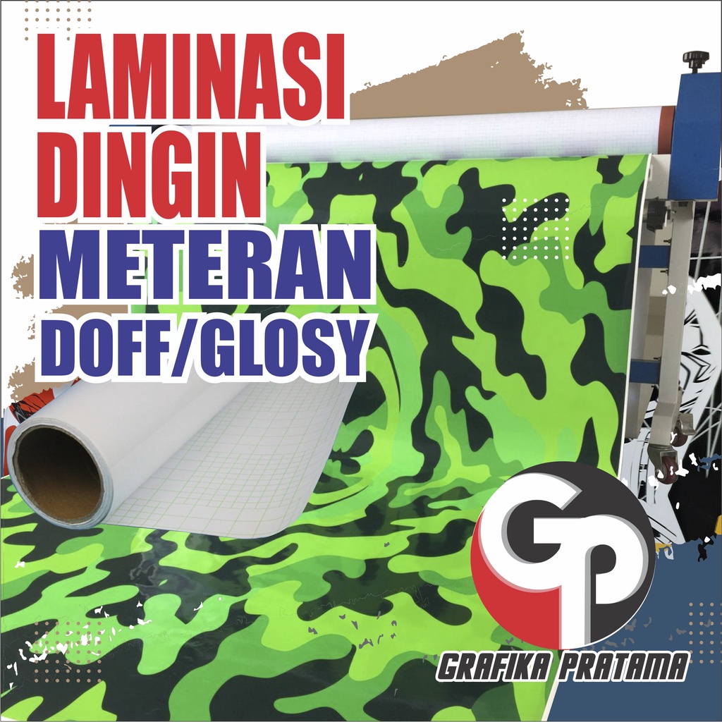 

LAMINASI STICKER (METERAN )