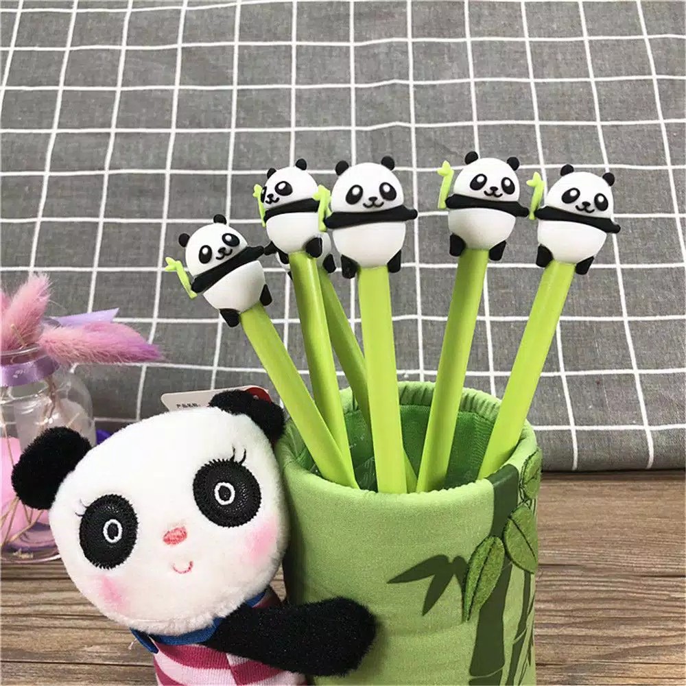 

alazna pulpen gel motif| pulpen gel karakter | pulpen panda lucu imut