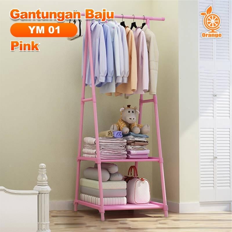 TERMURAH Gantungan Stand Hanger besar perlu dirakit Selebgram Kekinian Untuk Baju Hijab Jaket Topi DLL BAGUS bisa cod