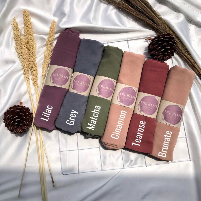 PASHMINA CERUTY IMPORT BABYDOLL PREMIUM (HEAVY CHIFFON)