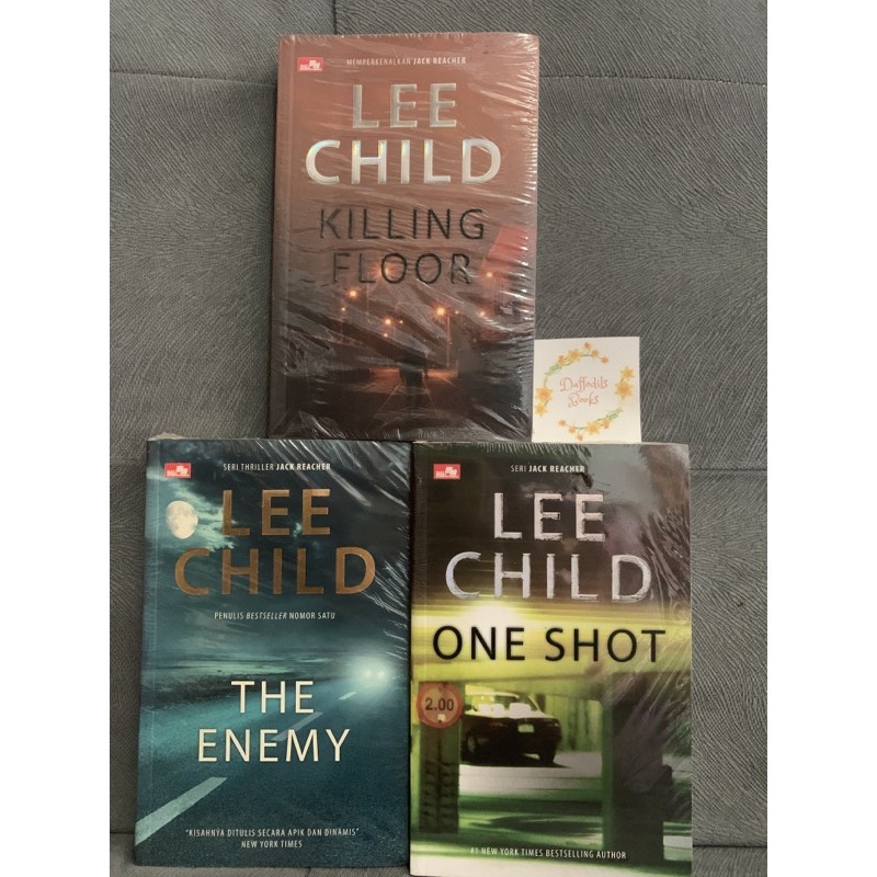Jual Jack Reacher Series Lee Child (Killing Floor,One Shot, The Enemy, Die Trying) Shopee