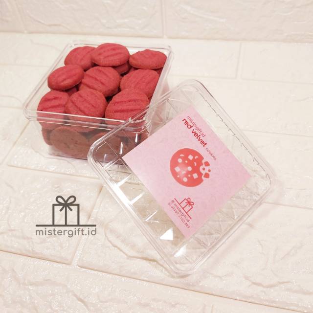 

Cookies Red Velvet - Kue Kering Red Velvet - Cookies Premium Red Velvet