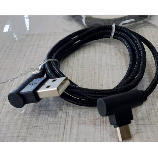 Kabel data mobile legend 2.4 a serat sync fast charging pubg tbone t-bone game