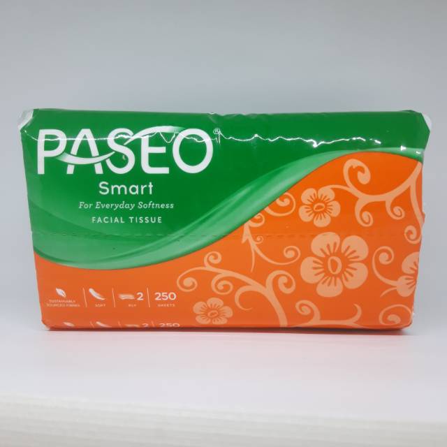 Tisu Paseo Smart 250 sheets 2 ply