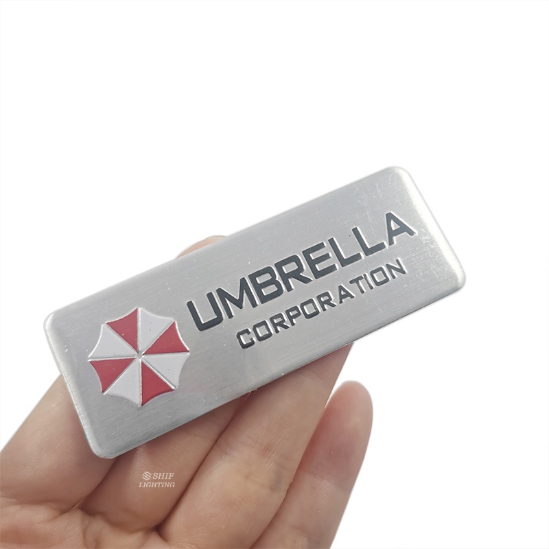 1pc Stiker Emblem Logo UMBRELLA CORPORATION Bahan Aluminum Untuk Dekorasi Mobil