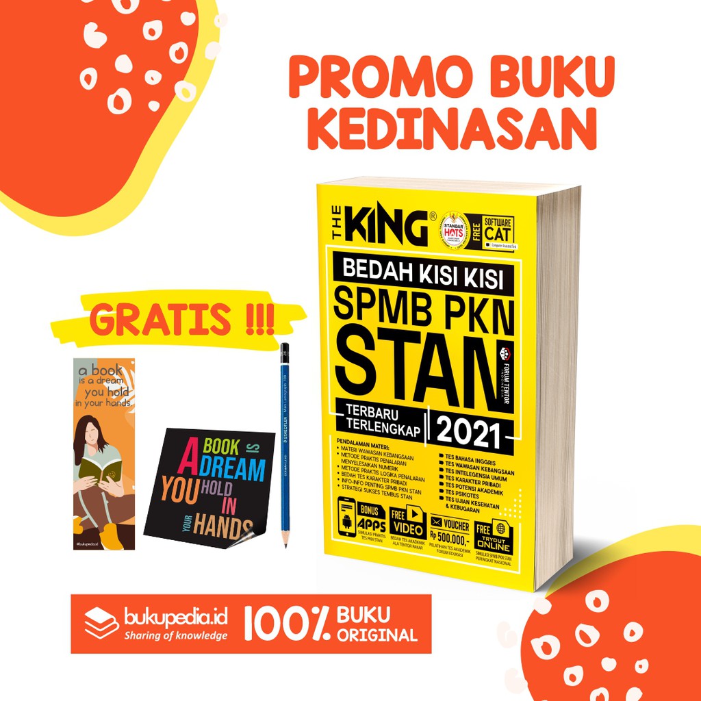 

BEST SELLER !! SKS BEDAH MATERI TES MASUK PKN STAN - FORUM EDUKASI ( BONUS PENSIL 2B, BOOKMARK)