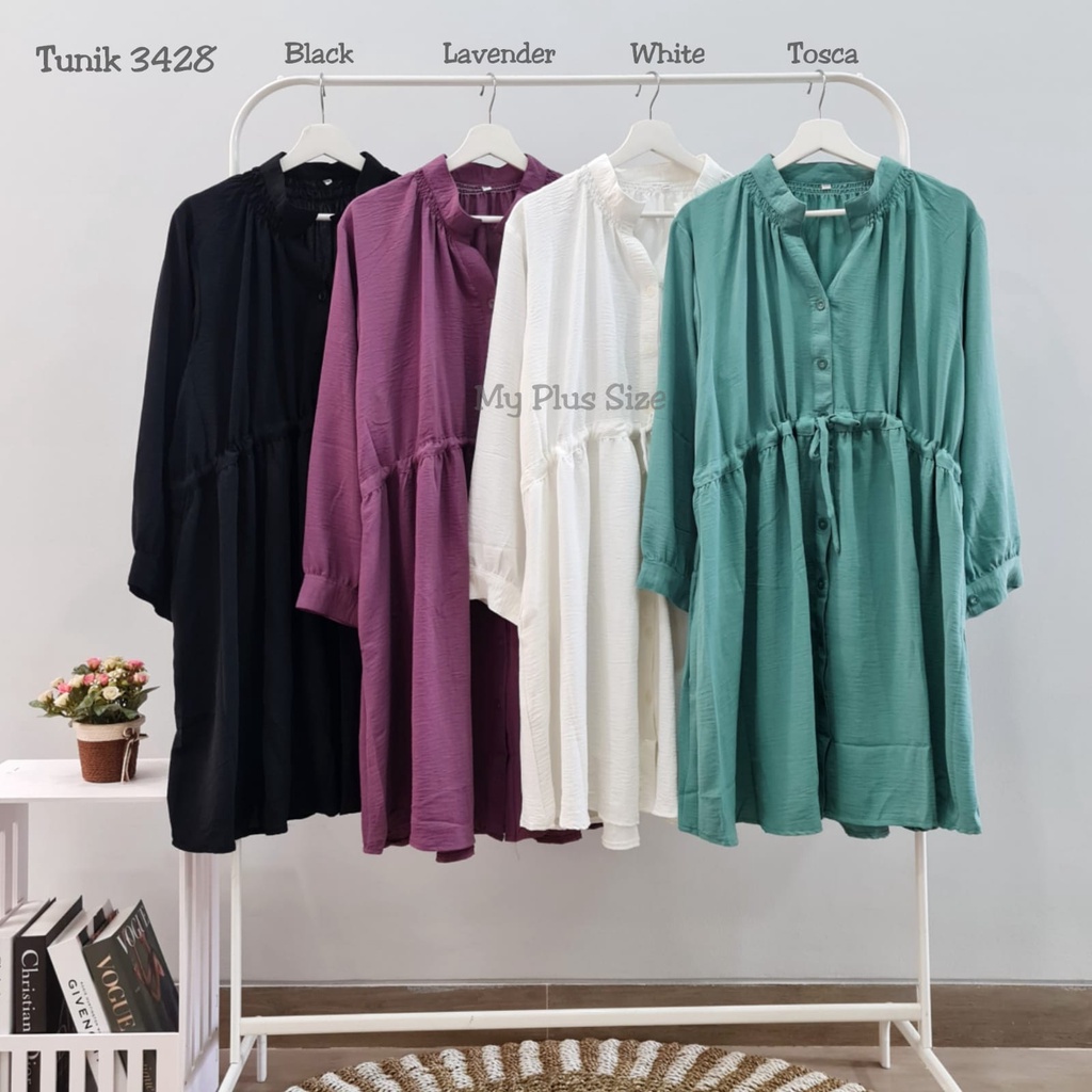 Tunik Jumbo Wanita 3428, Ld 125,135 &amp; 150 cm