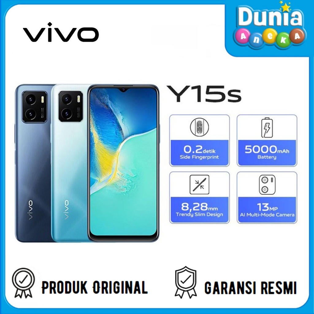 VIVO Y15S SMARTPHONE - GARANSI RESMI VIVO