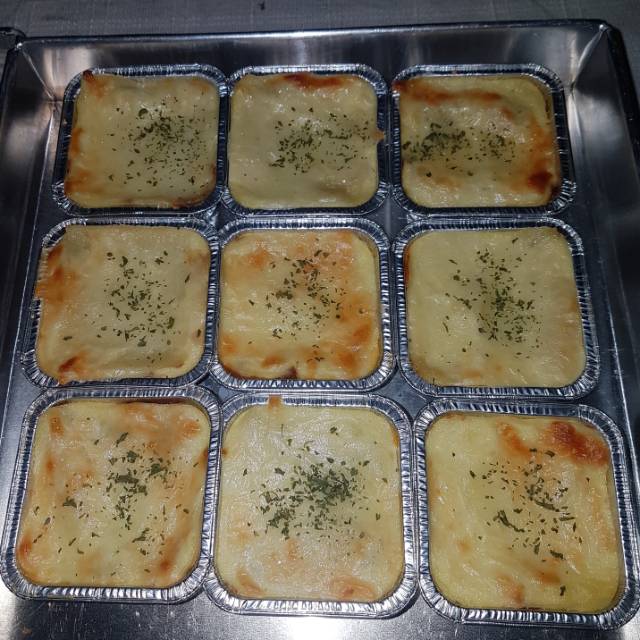 Beef Lasagna Mini Cup 1 Pack Isi 5 Cup Shopee Indonesia