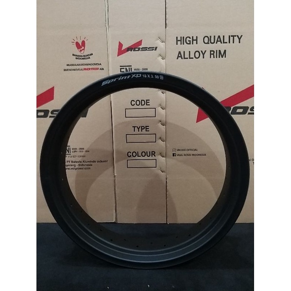 Velg Aluminium Sprint XD 18x350 Black