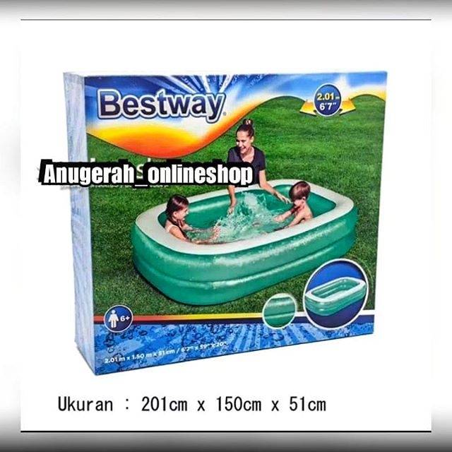 [COD] Kolam Renang Bestway Anak Jumbo | Kolam Berenang Kotak Anak Besar | Mainan Renang Anak | Kolam Renang Anak Portable Rumahan