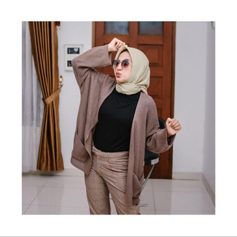 LOOCY CARDY 12 GET / Lavella Cardigan Rajut Oversize / Cardigan Terbaru / Kardigan Wanita Rajut