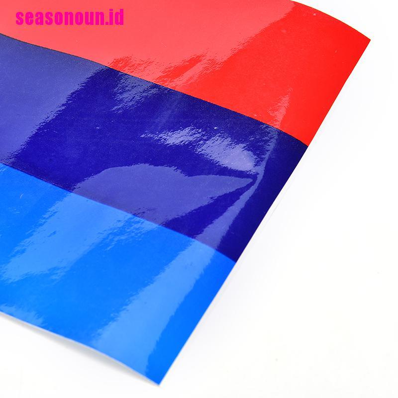 【seasonoun】DIY For BMW Flag Auto Waist Line Hood Sicker Decal Car Stickers 1M