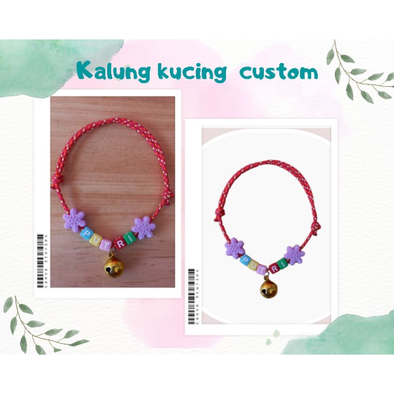 Kalung Kucing Custom