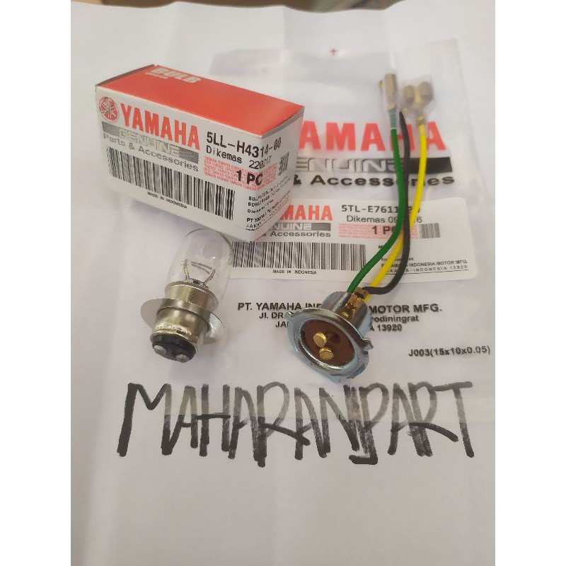 BOHLAM DEPAN LAMPU DEPAN + FITING LAMPU PAKET MIO VEGA ZR JUPITER Z JUPITER MX MIO J MIO M3
