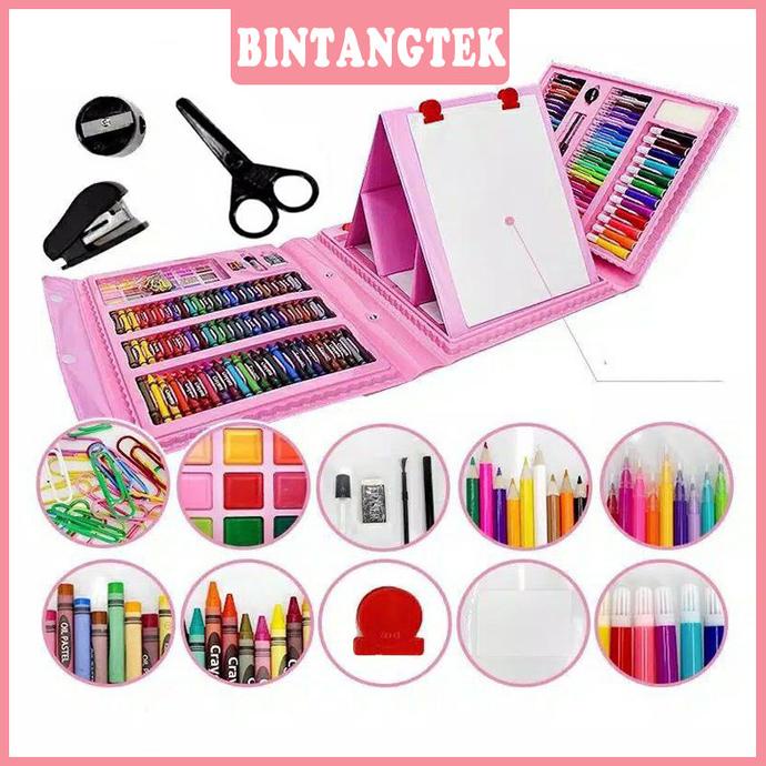 

(BISA COD) bintangtek-crayon set - Crayon Mewarnai - 208 Warna - Pensil Krayon LIMITED EDITION Kode 1258
